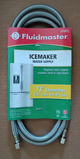  12 72" Braided Stainless Steel Ice Maker Water Supply Line 1/4"