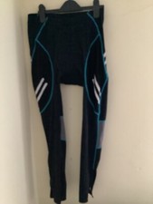 Unisex padded cycling trousers, size medium