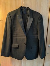 Primark 3 piece suits Cedar WOOD 42 IN REGULAR men 36 inch trouser