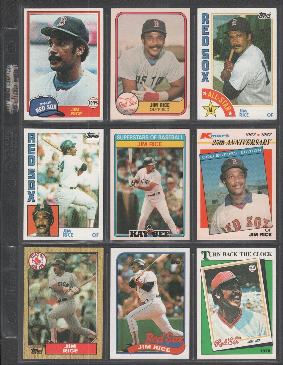 Jim Rice Cards Jim Rice (Hall Of Famer) Baseball Card Collection