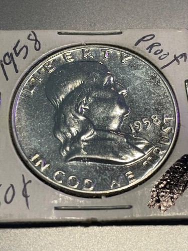 1958-franklin-half-dollar-gem-proof-90-silver-ebay