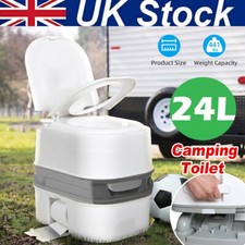 Camping Toilet 24L Portable Toilet Outdoor Porta Potty For Boating Hiking Trips
