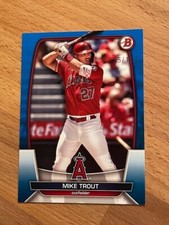 2023 Bowman Mike Trout Blue Border #/150 #89 Angels