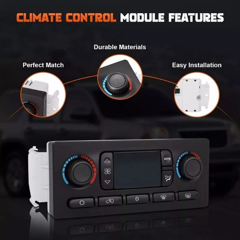 HVAC Climate Control Module Fits for Chevrolet Silverado 3500 Classic Hummer H2 Foto 4 de 4