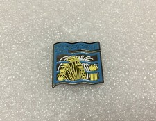 PIN'S PIN BLEU FETE FORAINE MANEGE PARC DE JEUX GRANDE ROUE FEU D'ARTIFICE RARE