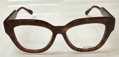 Max &Co MO5074 056 Havana Brn Cat Eye Eyeglasses Optical Plastic Frame 52-16-140