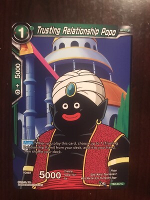 2018 Dragon Ball Super TCG  - World Martial Arts - #TB2-047 - Popo (Common)