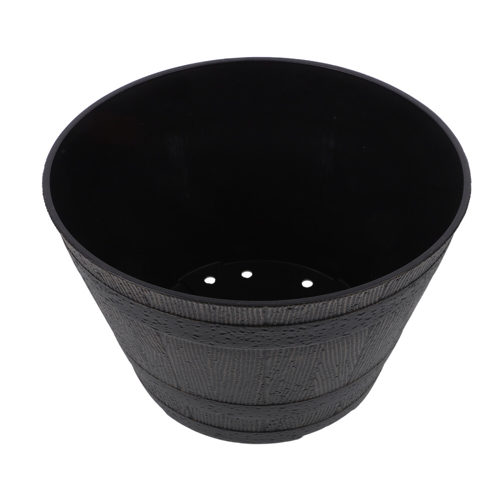 Barrel Planter Whiskey Retro Flower Pots Living Room Flowerpot Breathable