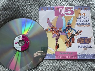 Laserkaraoke Sunfly NTCS Ladies Night laser karaoke disc select 14 classic Songs