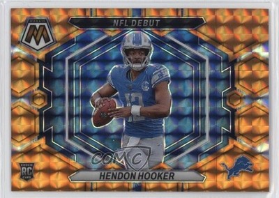 2023 Panini Mosaic NFL Debut Orange Prizm /199 Hendon Hooker #ND-1 Rookie RC o8g