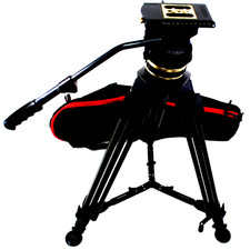 Cartoni GAMMA FL CF CARBON TRIPOD SYS MIDSP TDK PL BAG BAR 3FEET SERVICED 35Lbs