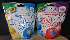 Bath Bombs Crayola 2 Packs Very Cherry Red Blueberry Blast NEW