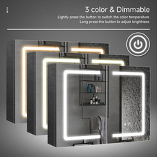 Set di mobili da bagno con lavabo Gaia marrone e nero 60cm