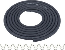 5.5mm Fuel Line Hose 5ft Gas Tube Pipe Kit with 10 Clamps for ATV Dirt Bike