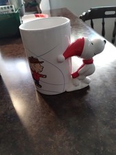 SNOOPY HENKELBECHER 50 JAHRE CHARLIE BRAUN WEIHNACHTEN TELEFLORA GESCHENK