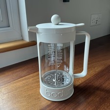 Bodum Stay Warm Coffee Press 9” tall UNUSED Cream Colour 8 Cup?