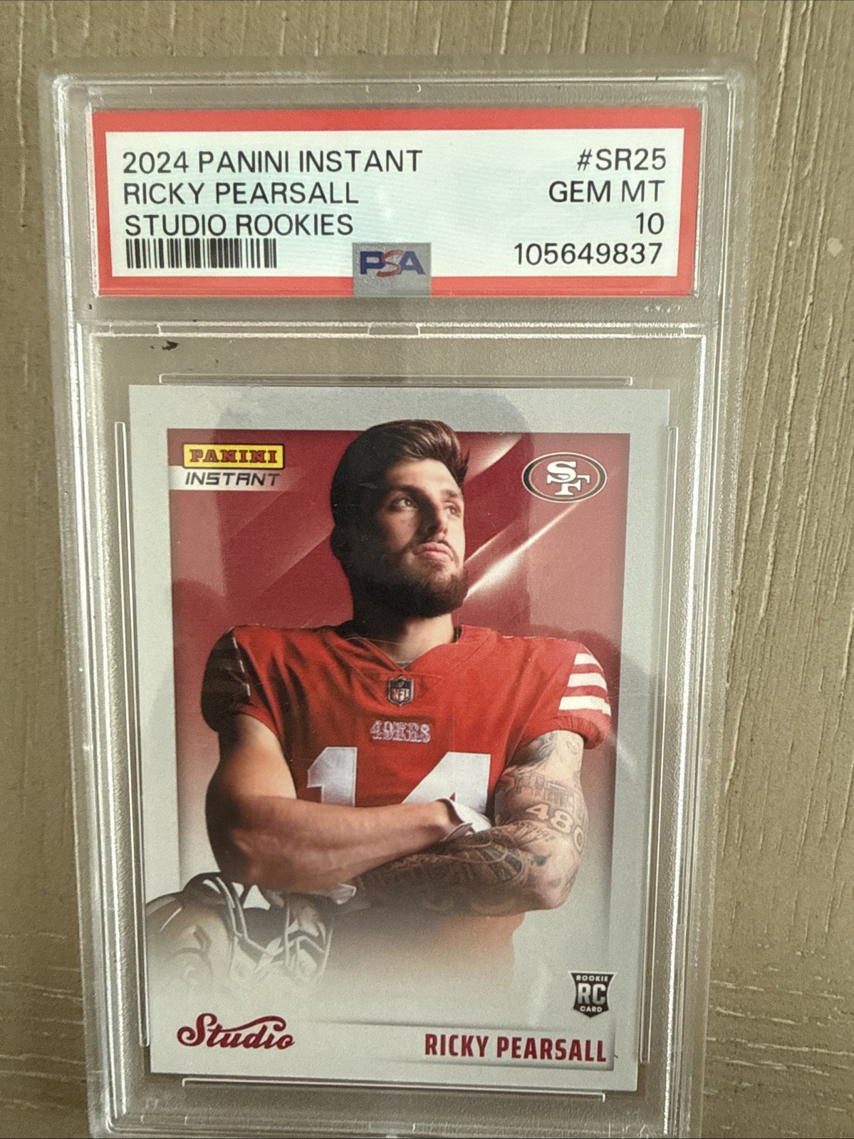 Ricky Pearsall Panini Instant Studio Rookies #SR25 Base