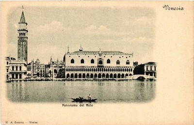 CPA VENEZIA Panorama del Molo ITALIEN (524877)