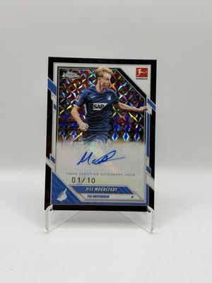 Max Moerstedt Auto /10 Topps Bundesliga Chrome Hoffenheim