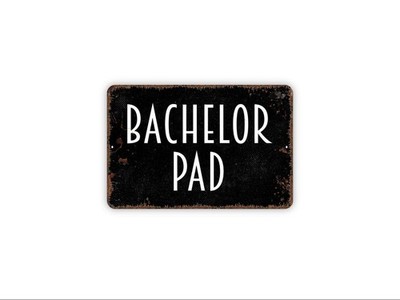 Bachelor Pad Sign | Man Cave or Dorm Room Sign | Breeding Pen Animal Sign