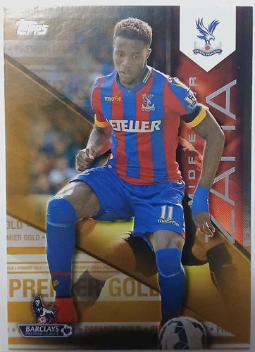 2014 TOPPS PREMIER GOLD WILFRIED ZAHA CRYSTEL PALACE #38 1/1 GOLD ROOKIE CARD