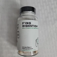 F'ing Digestion - Daily Digestive Enzyme + Probiotic Supplement 60 capsules