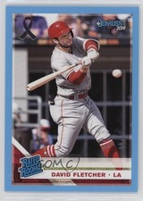 2019 Panini Donruss Rated Rookie Father's Day Ribbon 40/49 David Fletcher r9d