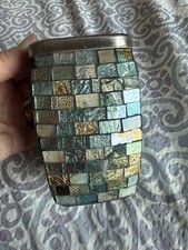 Mosaic Sea Mermaid Colors Tooth Brush Holder Or Vase