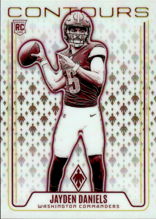 2024 Panini Phoenix Contours Bronze #CON-JDS Jayden Daniels COMMANDERS RC /75