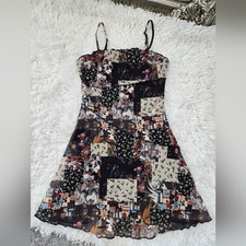 SHEIN MOD Size Small Patchwork Print Bohemian Cami Dress. New without tags.