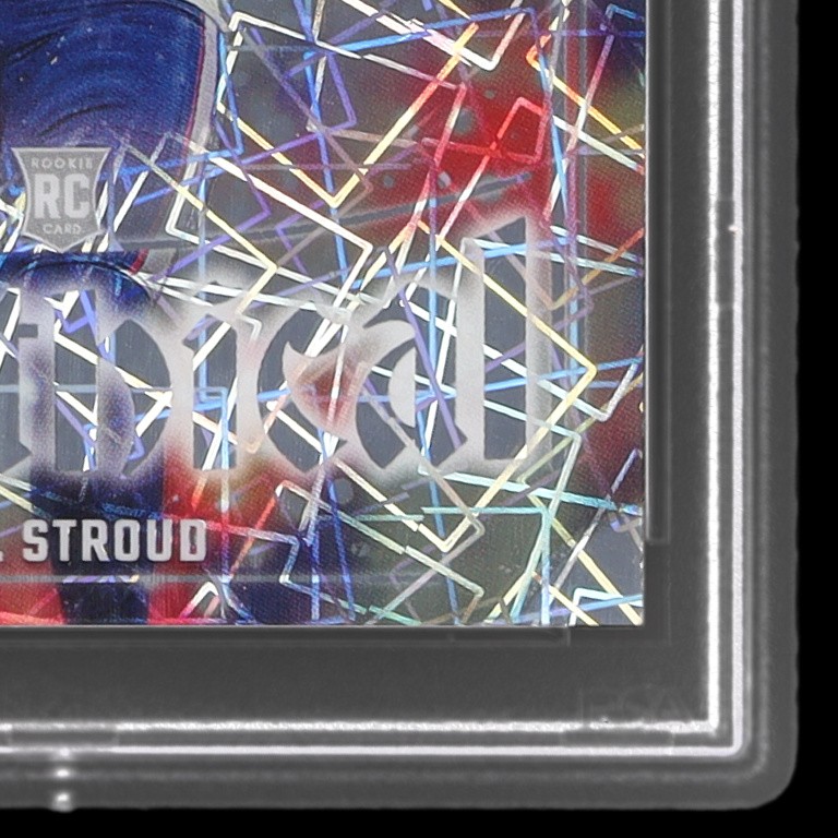 2023 Donruss Optic Cj Stroud #14 PSA 9 RC Mythical Football Mint Panini view 7
