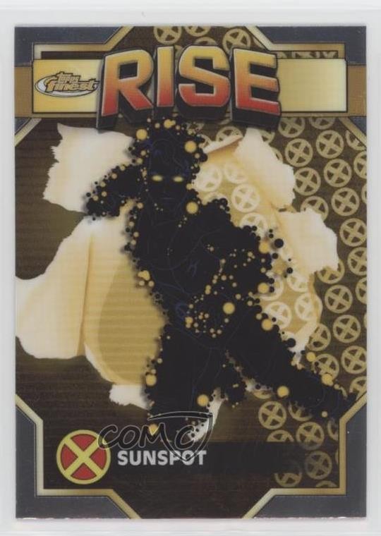 2025 Topps Finest X-Men '97 Rare Gold Sunspot #82 02v3
