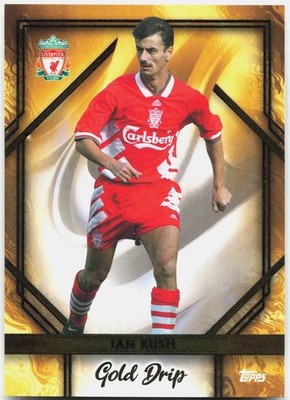Ian Rush - 2023 Topps Gold Drip Insert Liverpool FC
