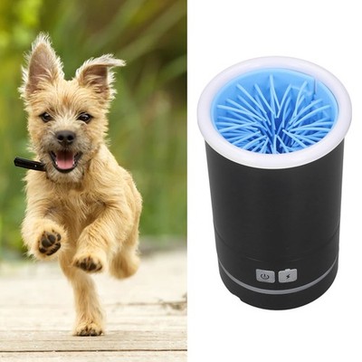USB Rechargeable Portable Automatic Dog Paw Cleaner Pet Paw Washer for Outdoor