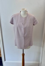 PHASE EIGHT Pink Short-sleeved Jacket-Size XL-VGC