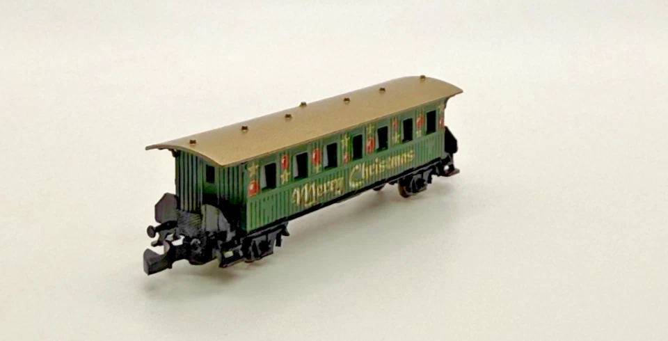 Z Scale Marklin 82151 Christmas Passenger Car With Original Box - Image 3 of 4