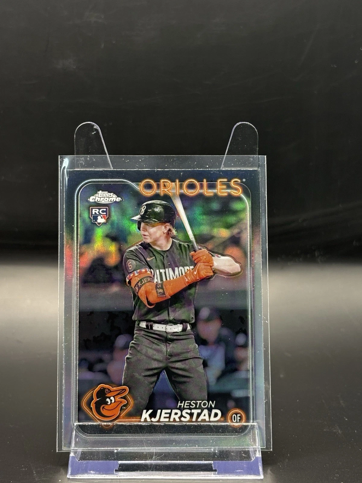 2024 Topps Chrome Refractor #142 Heston Kjerstad (RC) Baltimore Orioles Rookie