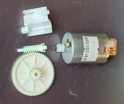 Samsung SV-5000W Panasonic AG-W3 NV-W3 VCR Loading motor, coupler, worm gear set