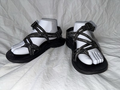 Chaco Women's ZX2 Classic Black Loom Flat Sandals Shoes 10