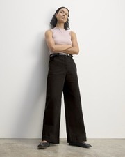 NWT Everlane Phoebe Trouser Black 00