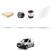 Hoffcar Wartungsset - 4 Filter Kompatibel Mit Mercedes Citan (W415) 108 Cdi 5