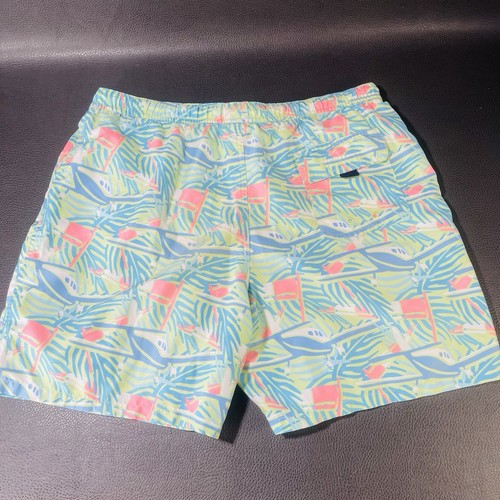 Vineyard Vines Badehose grün rosa Flaggen Shorts Gr. L gefüttert mit Kordelzug - Bild 6 von 6
