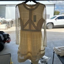 ivory lace dress -small