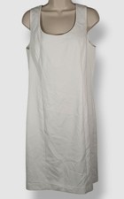 Tahari Asl Women White Sheath Dress Size 12