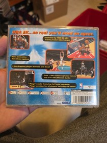 NBA 2K (Sega Dreamcast) White Label CIB COMPLETE & TESTED
