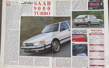 1991 Saab 9000 Turbo Color 2 Pg Road Test Article