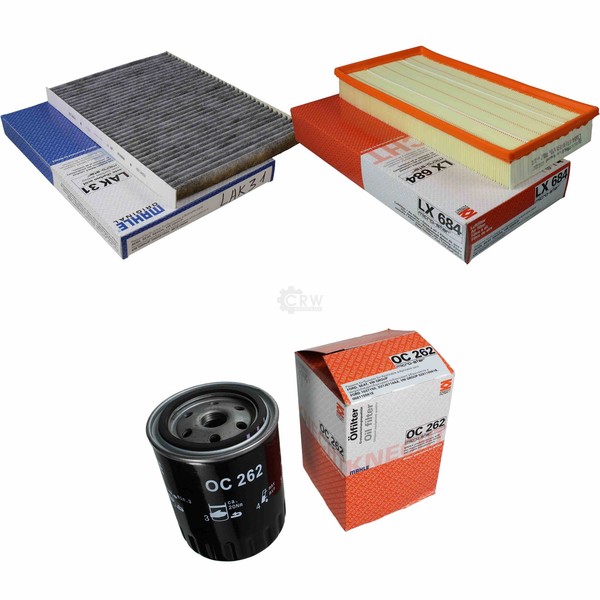 Mahle Set Filterpaket FüR VW Caddy II Kasten 1.9 TDI Polo Variant-image