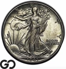1943 Walking Liberty Half Dollar Lustrous Choice BU++