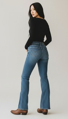 BKE Payton Bootcut Denim Jeans Womens 31R New With Tags Superior High Stretch