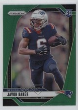 2024 Panini Prizm Rookies Green Prizm Javon Baker #344 08o7